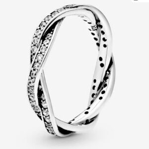 Pandora Twist of  Fate Stackable ring 8.5 $178